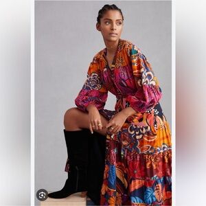 FARM Rio Vibrant Floral Maxi Dress - Multicolor